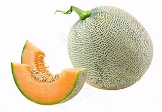 哈密瓜水果实物免抠