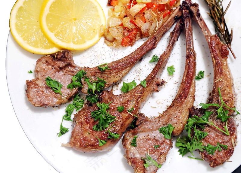 羊排美食图片