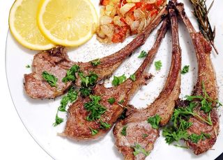 羊排美食图片