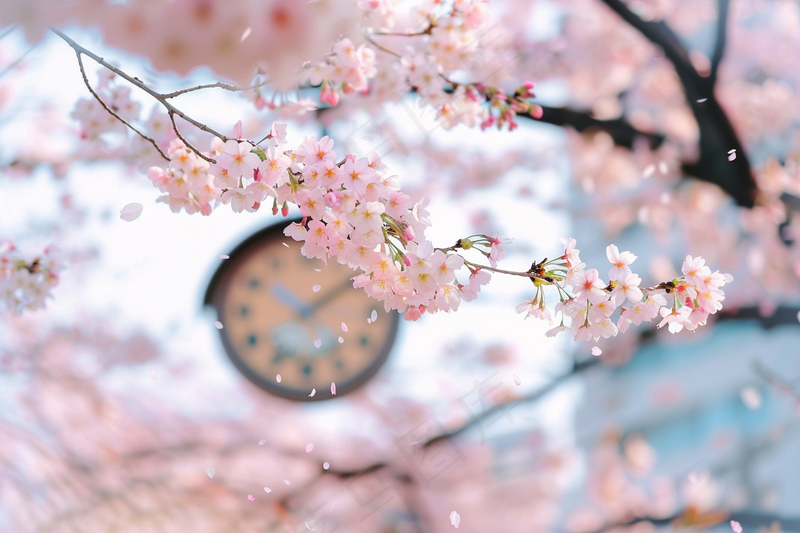 春日樱花花朵摄影图(4032x2688)