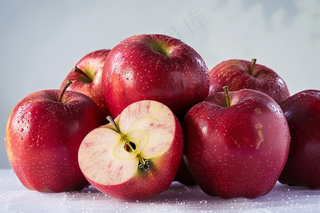 红苹果水果摄影图