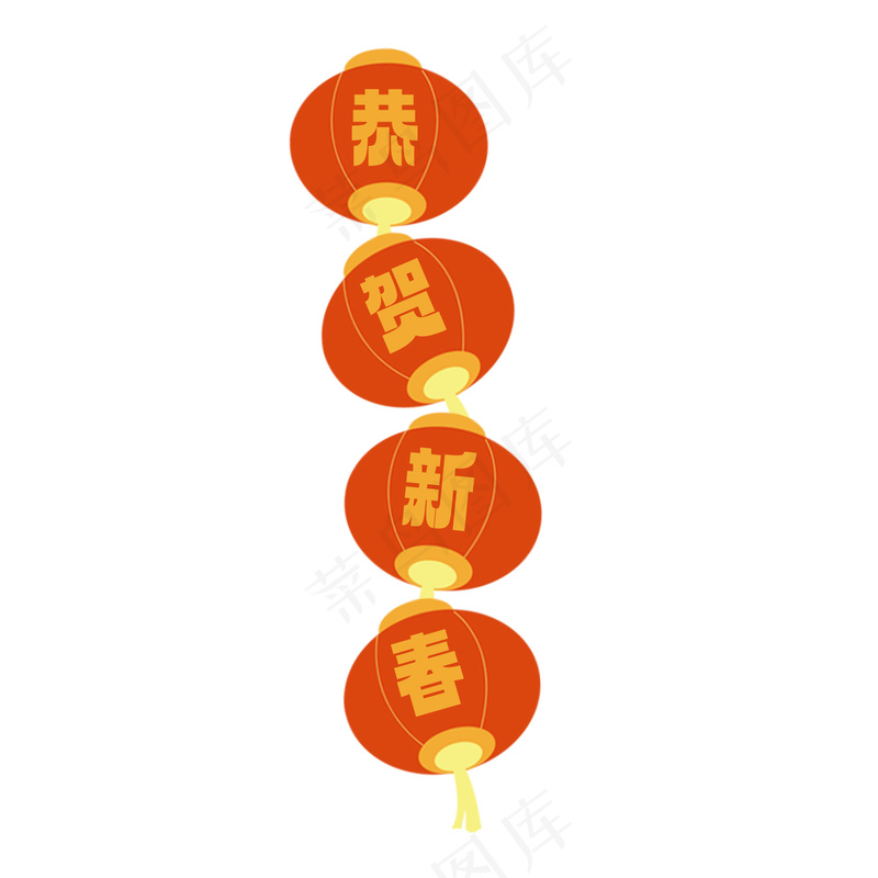 龙年灯笼(40)源文件模板免扣设计psd模版下载