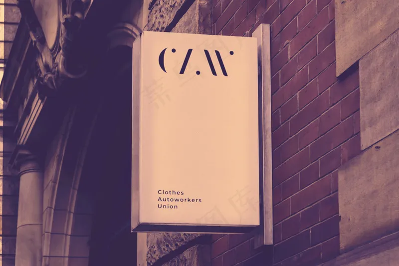 门店招牌质感样机27psd模版下载