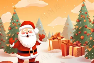 温馨圣诞节日背景