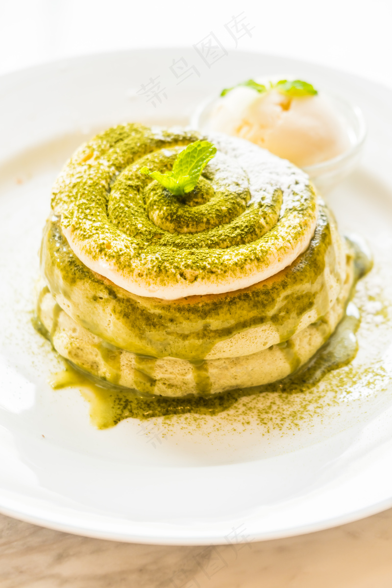 抹茶蛋糕甜品美食