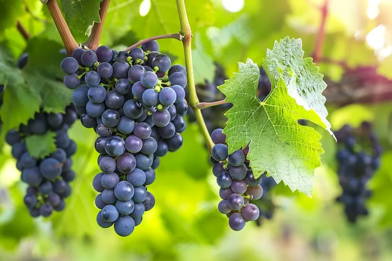 葡萄挂藤水果摄影图(4032x2688)
