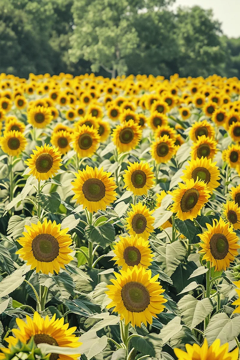 向日葵向阳生长鲜花摄影图(2688x4032)