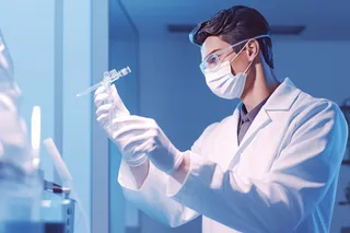 科研人员实验室器材科学医疗摄影图