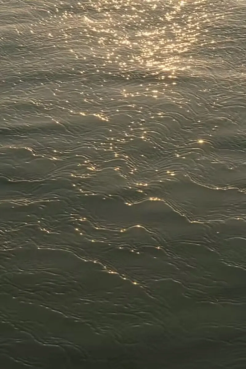阳光下的水面