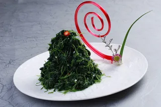 活拌蒜粒秧草38元