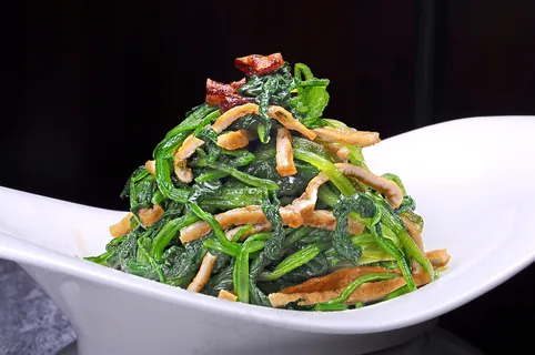 豆腐丝拌菠菜16 豆腐丝拌菠菜16