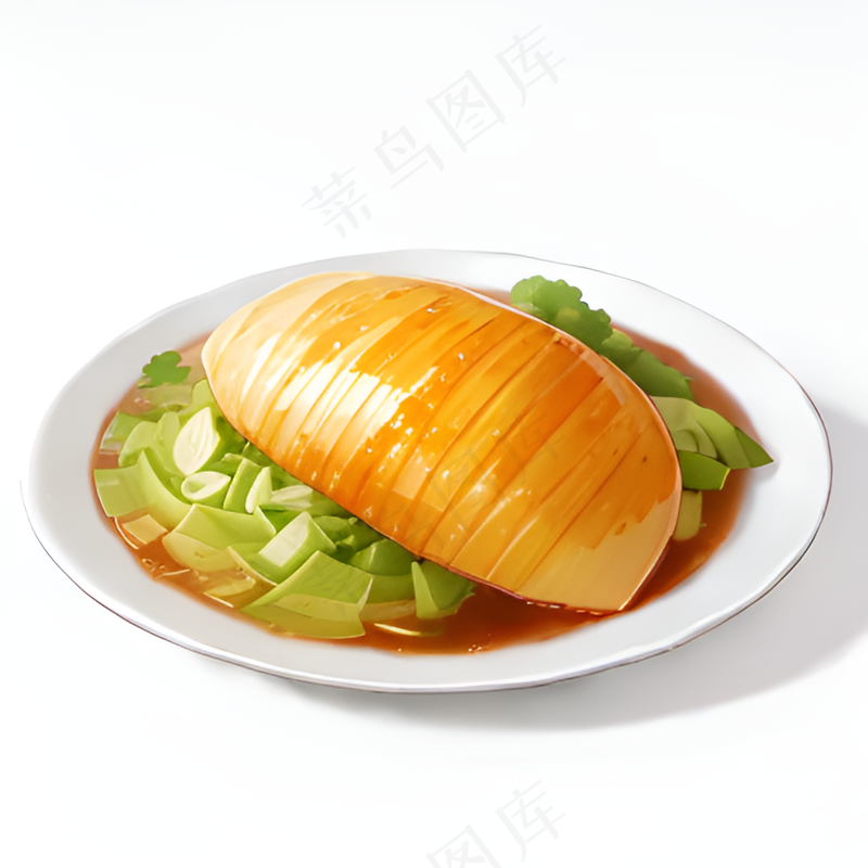 橙色果冻糕点美食西式25