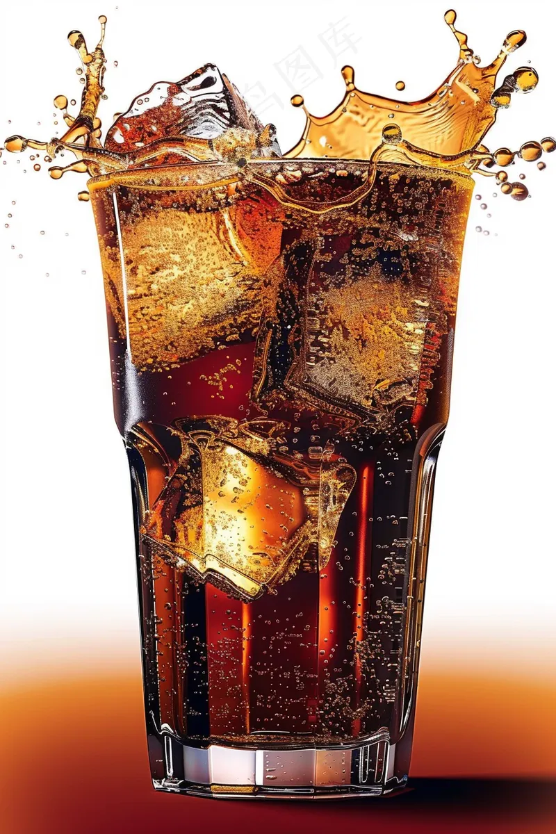 可乐汽水冰饮摄影图(2688x4032)