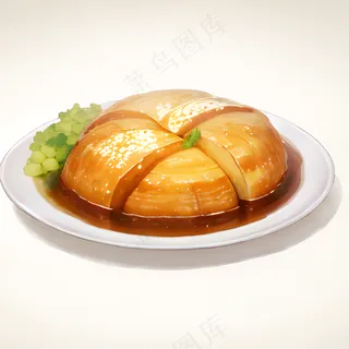 橙色果冻糕点美食西式45