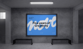 地铁站车站广告牌灯箱样机22样机