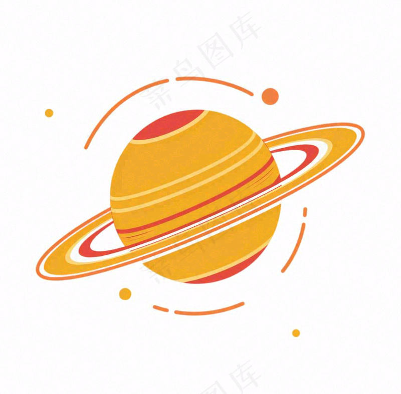 宇宙星球太阳系银河卡通插画免抠(1040x1024)