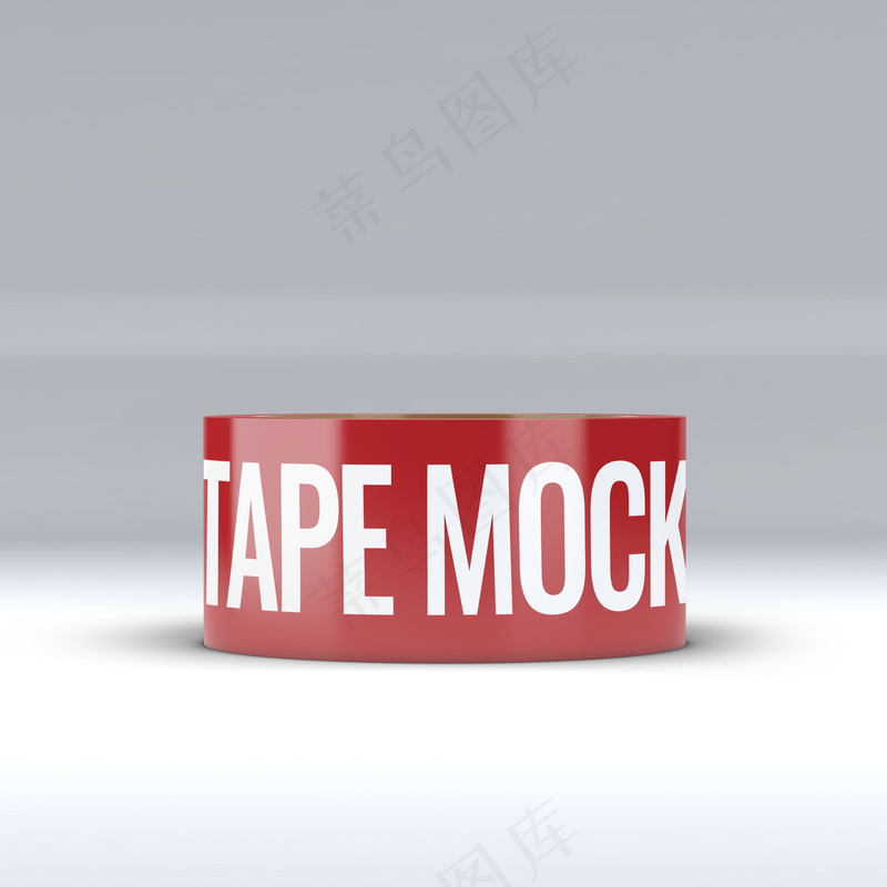 简约背景胶带样机7