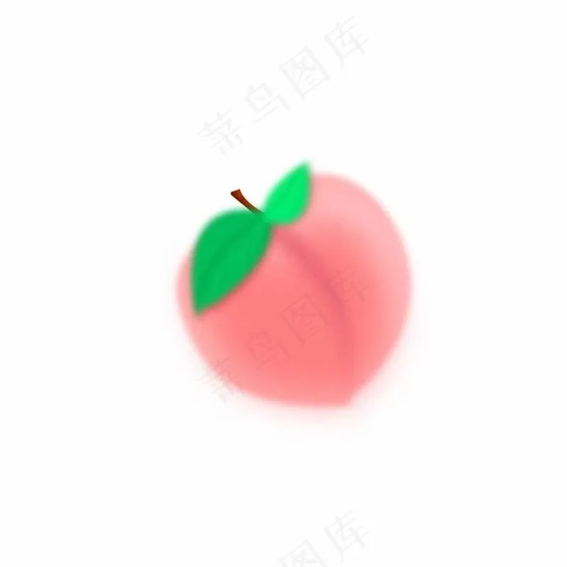 一个小桃子psd模版下载