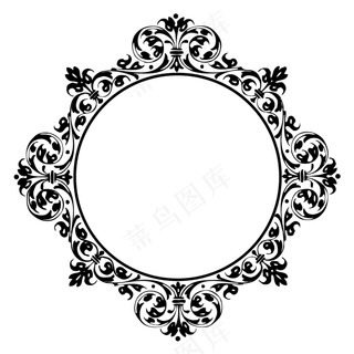 装饰边框矢量免扣AI素材