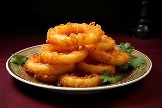 油炸洋葱卷小吃零食