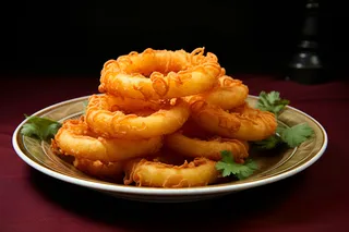 油炸洋葱卷小吃零食