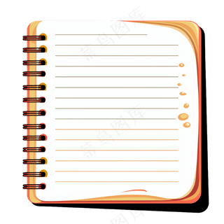 卡通边框文本框笔记本便利贴矢量装饰元素