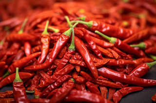 红辣椒干辣椒干货调料摄影图