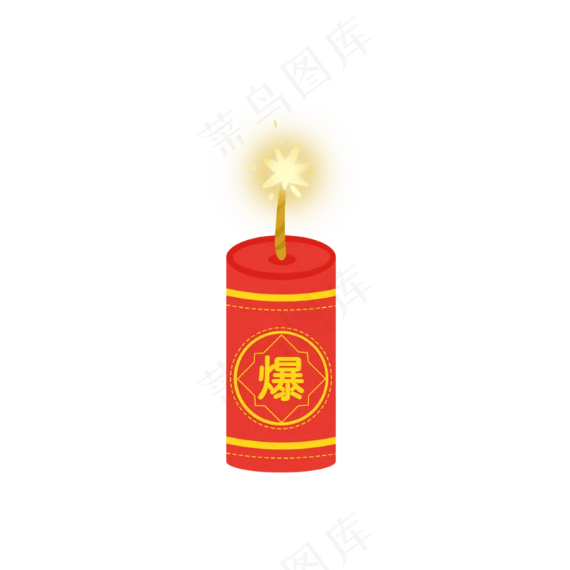 新春爆竹图