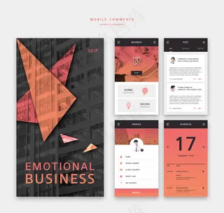 手机ui设计样机效果图展示