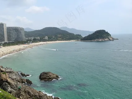 海陵岛海边景色海岸线