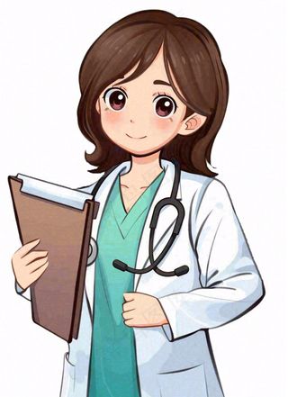 医生护士医务工作者卡通插画免抠