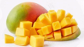 新鲜芒果水果摄影图