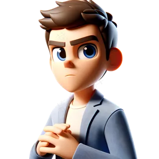 精英男士 3D卡通人物