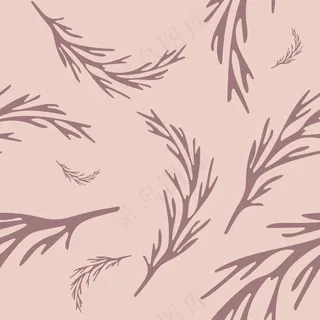 植物森系底纹
