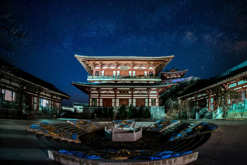 夜晚星空摄影120图片素材