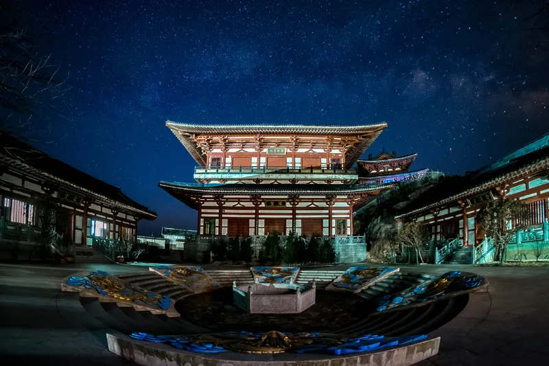 夜晚星空摄影120图片素材