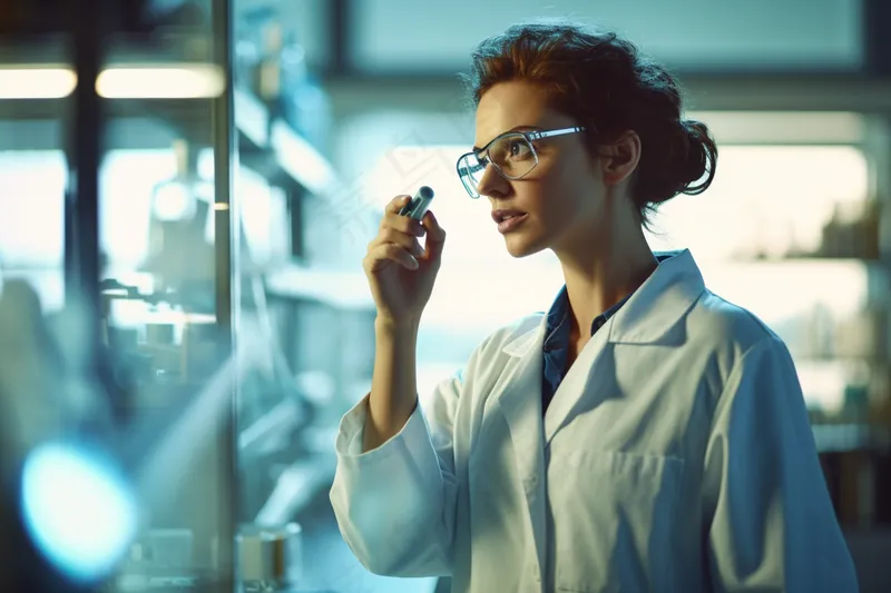 实验科研人员科学化学摄影图(4032x2688)