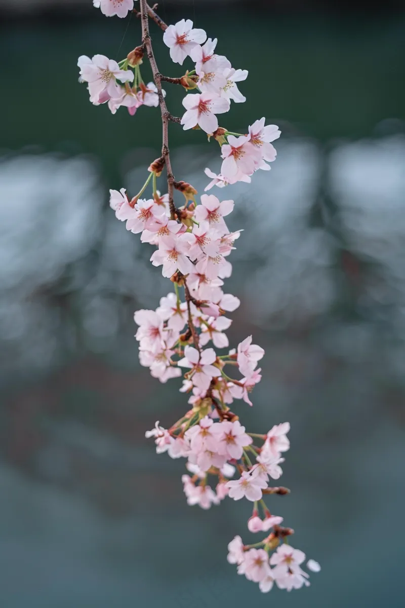 春日樱花花朵摄影图(2688x4032)