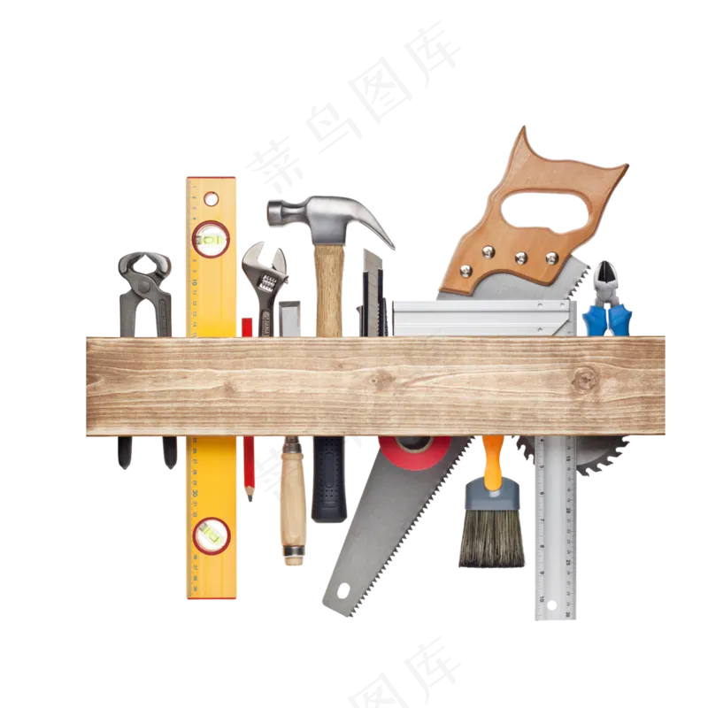 免抠一套木工工具