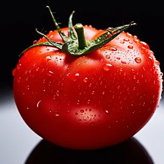 新鲜西红柿番茄水珠摄影图