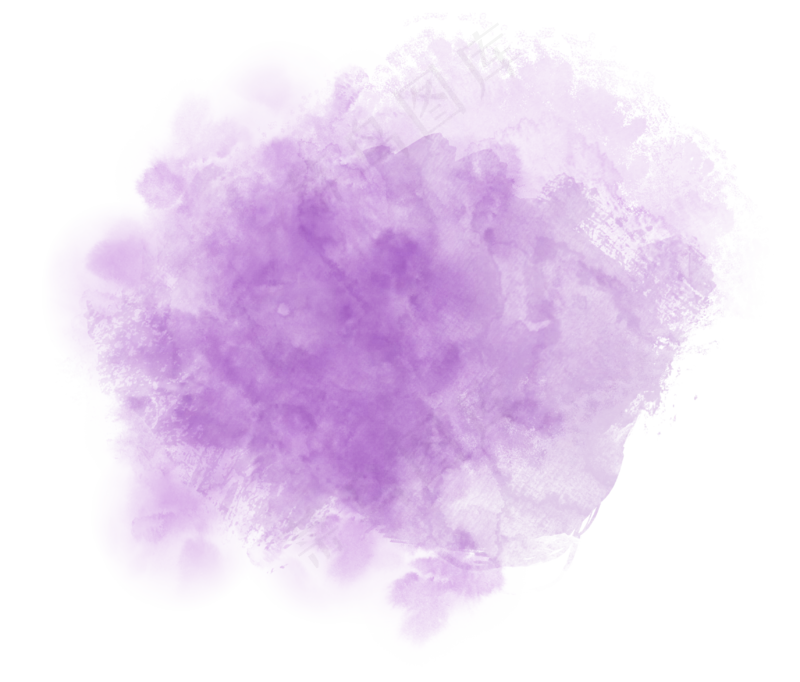 中国新年传统水墨晕染彩色免扣图片素材1