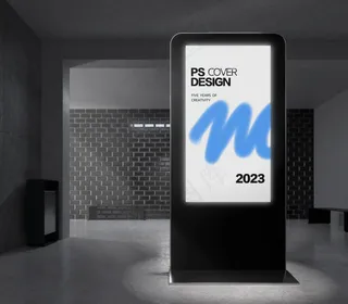 地铁站车站广告牌灯箱样机19样机