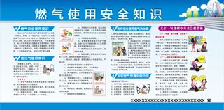 燃气使用安全知识 展板
