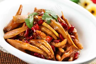 红烧鸡爪美食