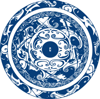 古代青花瓷图案花纹中国风图案祥云纹理传统图腾矢量AI设计素材