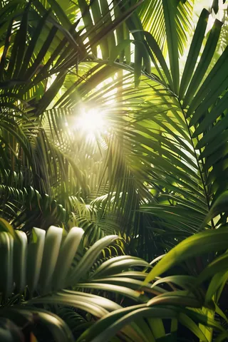 山林森林绿色大自然风景摄影图