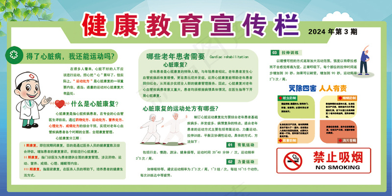 健康教育宣传栏 心脏病