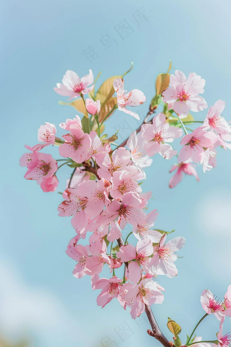 春日樱花花朵摄影图(2688x4032)