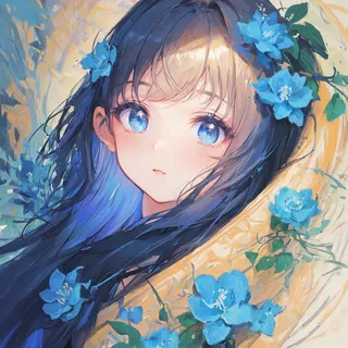 治愈系卡通动漫女生头像