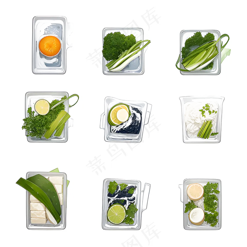 手绘练习小植物花草系列47